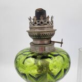 Lampe à huile vintage verte