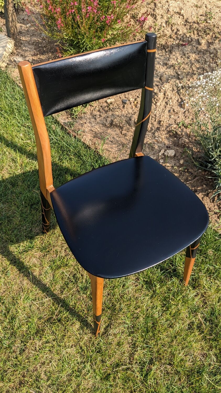 Vintage Scandinavian chair upgraded