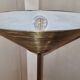 Lampadaire torchière en laiton Travail italien, circa 1965–1975