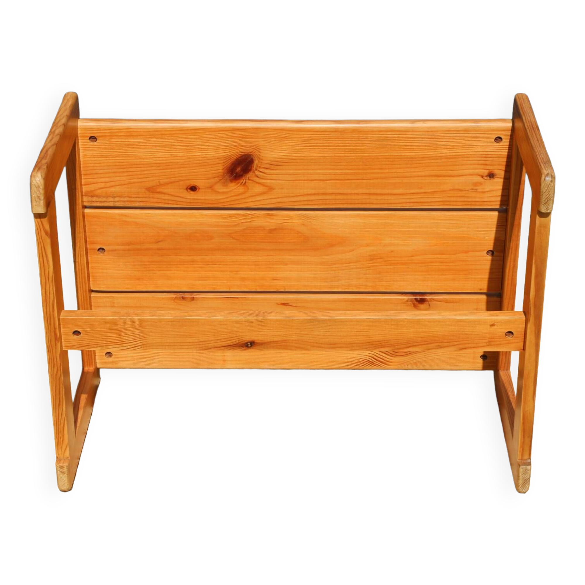 1960s pine coffee table