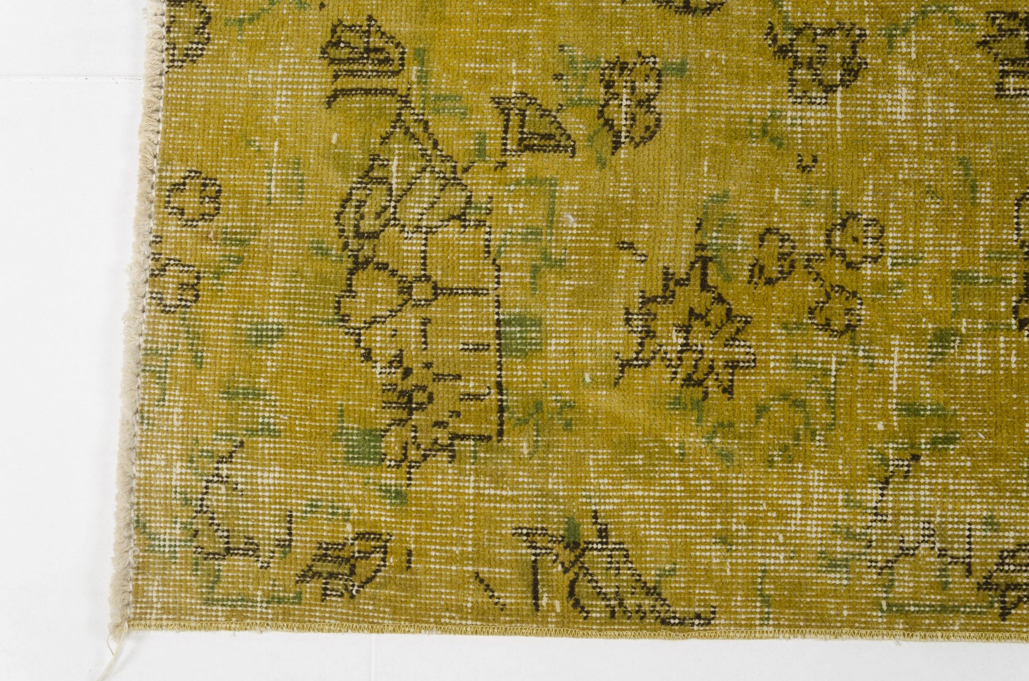 Yellow Vintage Tribal Carpet