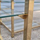 Paire de tables d'appoints Belgochrom 1970