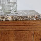 Oak bar furniture art deco style