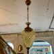 Amber pineapple chandelier from the 70s