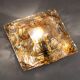 1970s Pair of “Diamante” Murano Glass Wall Sconces by Mazzega