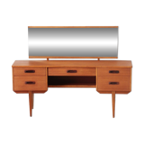 Coiffeuse vintage anglaise en teck – Limelight Furniture – Années 60