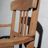 Wooden armchairs and canning