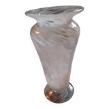 Very original vintage vase in Clichy glass