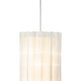 Cylindrical suspension with crystal glass by Doria, Germany, 1960s