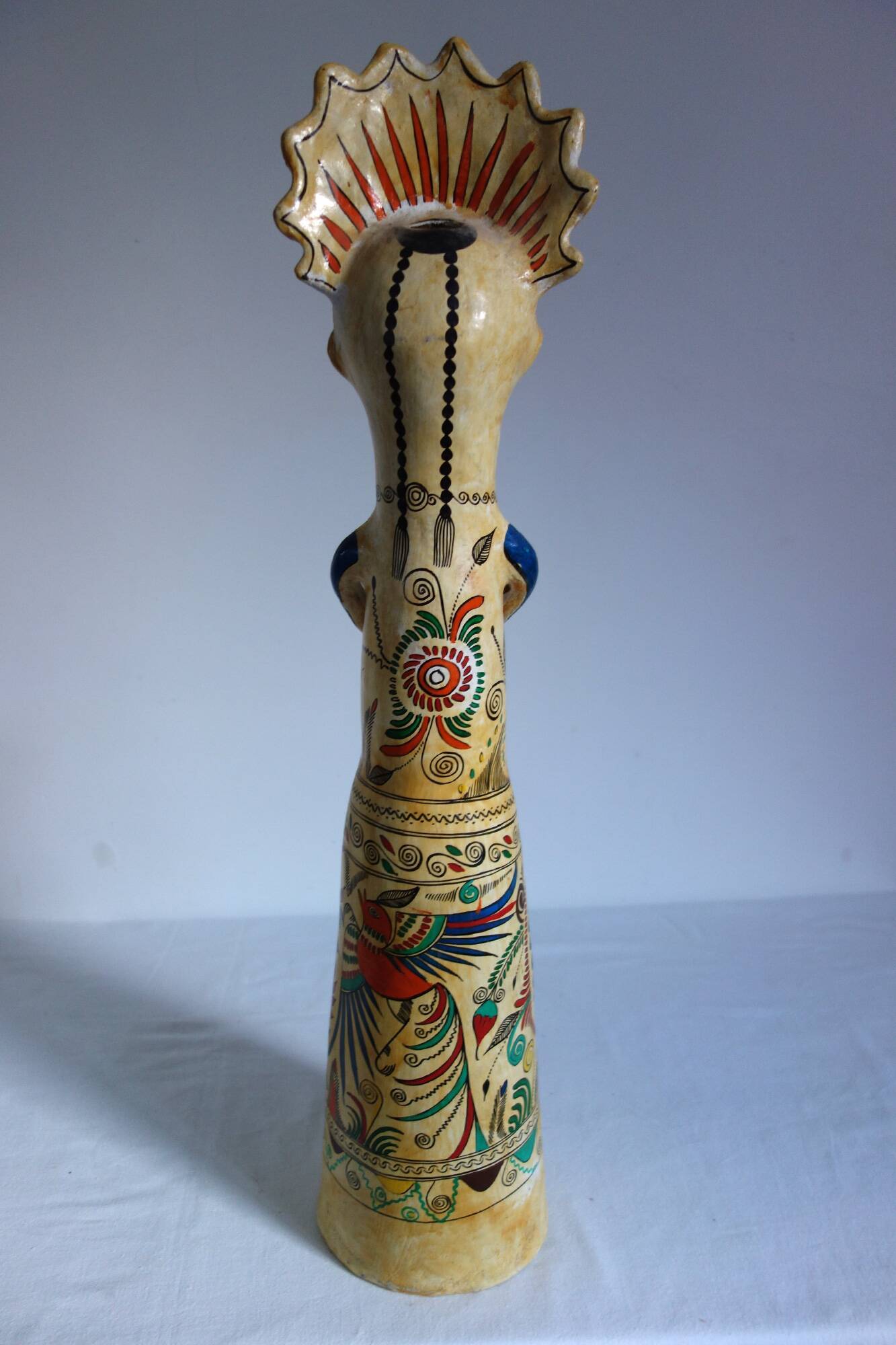 Large vintage ceramic sculpture, Tonala, Mexico