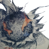 Painting under acrylic glass on bristol sheet signed bergen 1933