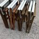 Lot de 7 chaises de jardin vintage
