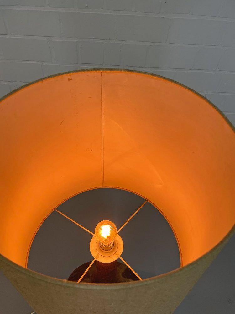 Vintage Italian ceramic floor lamp 60s