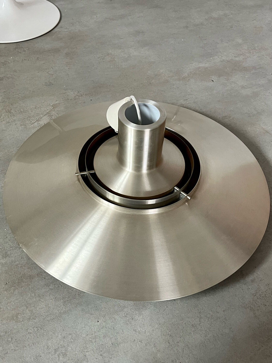 Old Scandinavian design suspension lamp Preben Fabricius and Jørgen Kastholm for Nordisk Solar vintage