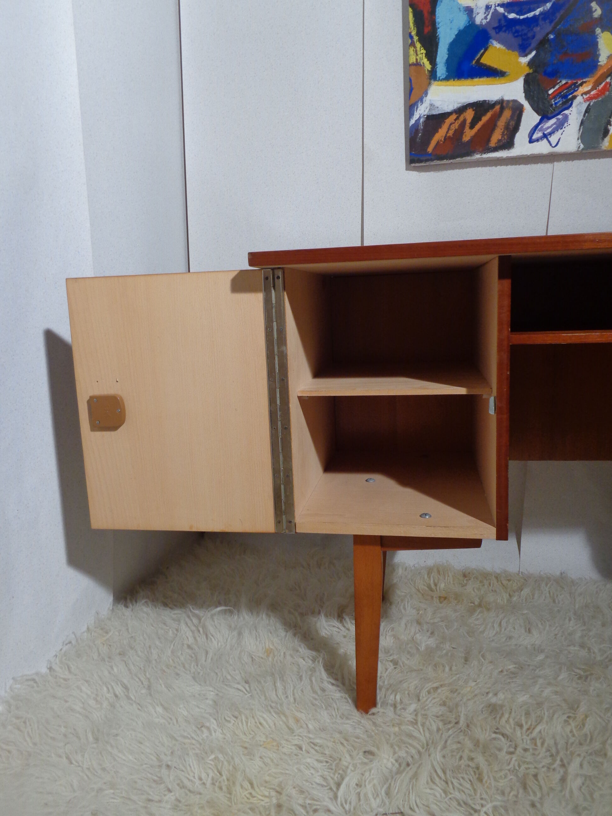 Desk of the 1960s vintage teak