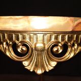 Selette metal and onyx