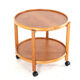 Danish Trolley with Removable Tray - teak