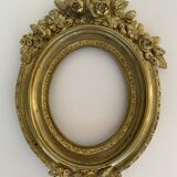 Bronze frame gild napoleon iii xix floral decoration