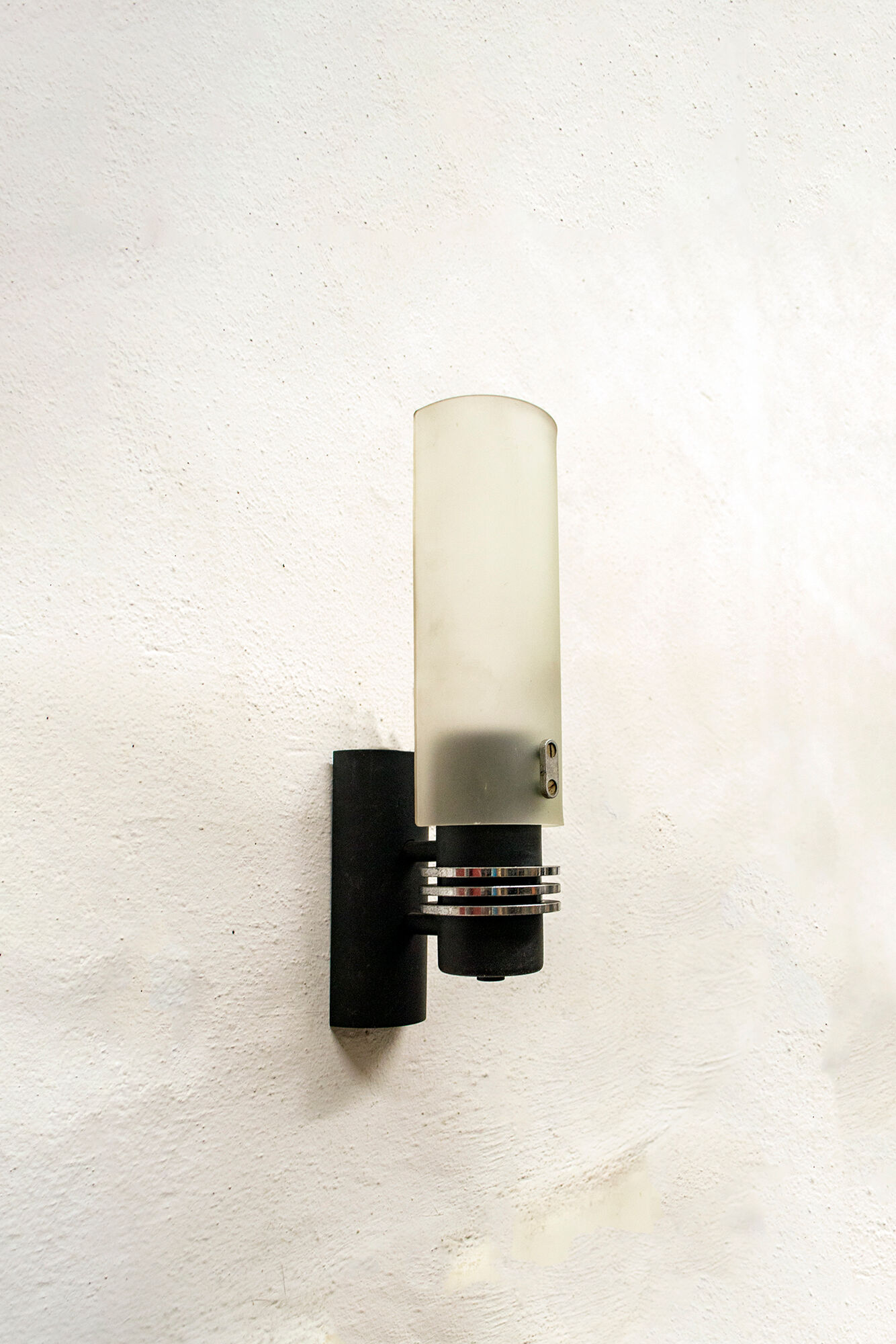 Wall lamp in glass and metal Italy 80
