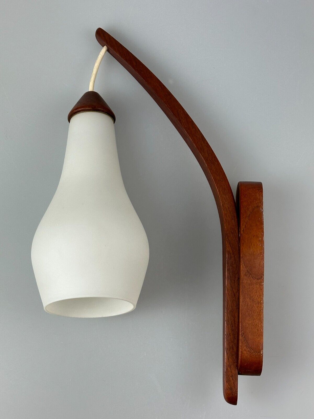 60s 70s lamp teak light wall lamp Uno & Östen Kristiansson for Luxus
