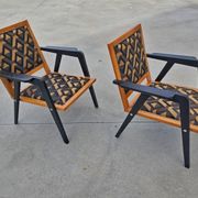 Pair of armchairs from the mid-20th century, Yugoslavia, 1950s.