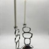 Pair of candlesticks "Circle" – Matthew Hilton, 1980s