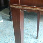Antique writing table - sliding top - mahogany - Louis XVI