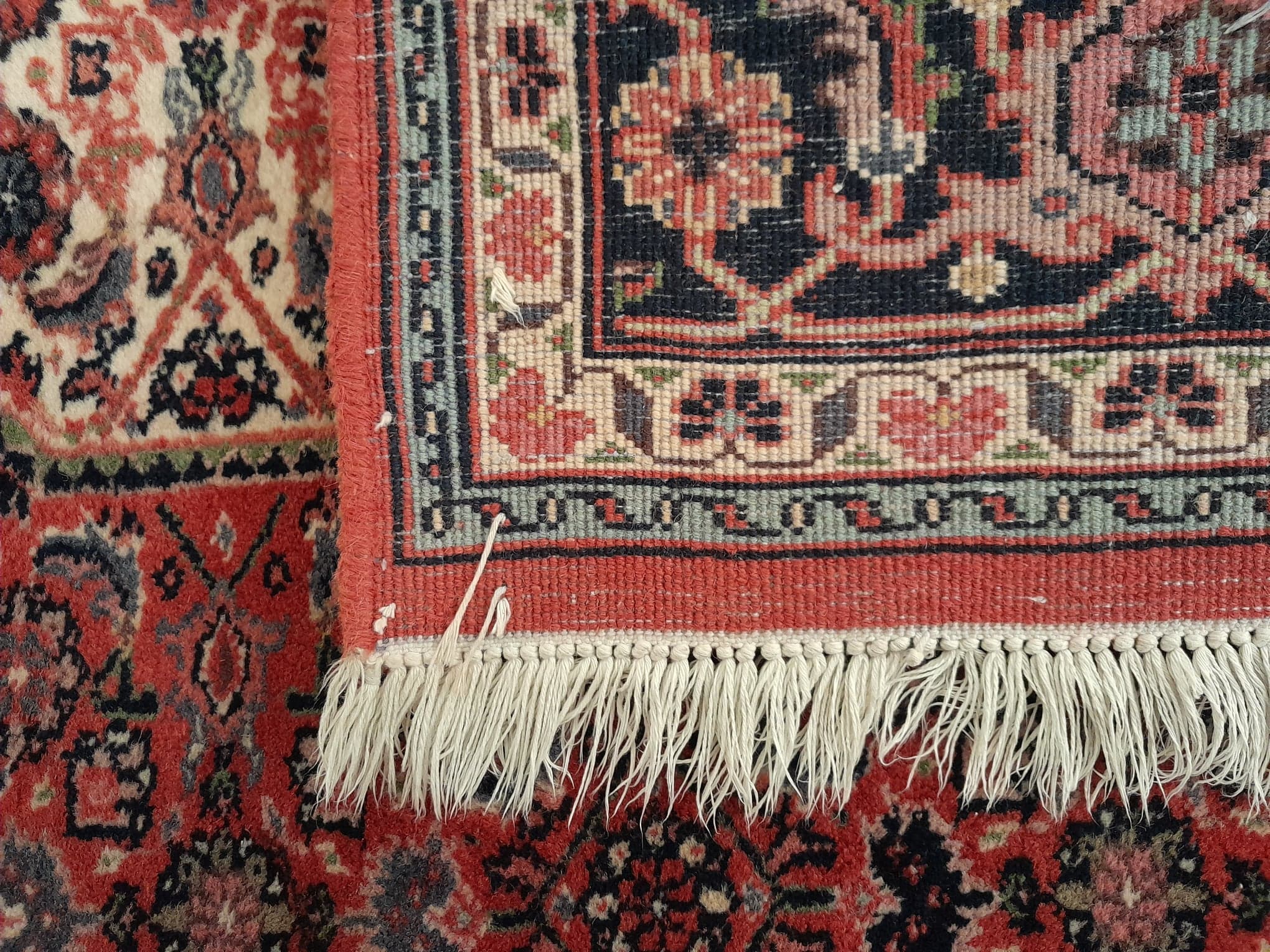 Handmade indo-bidjar rug 183x131cm