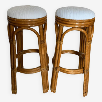 Rattan bar stools