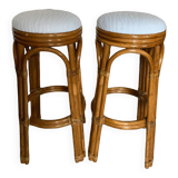 Rattan bar stools
