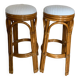 Tabourets de bar rotin