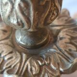 Pair of bronze candlesticks