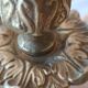 Paire bougeoirs en bronze