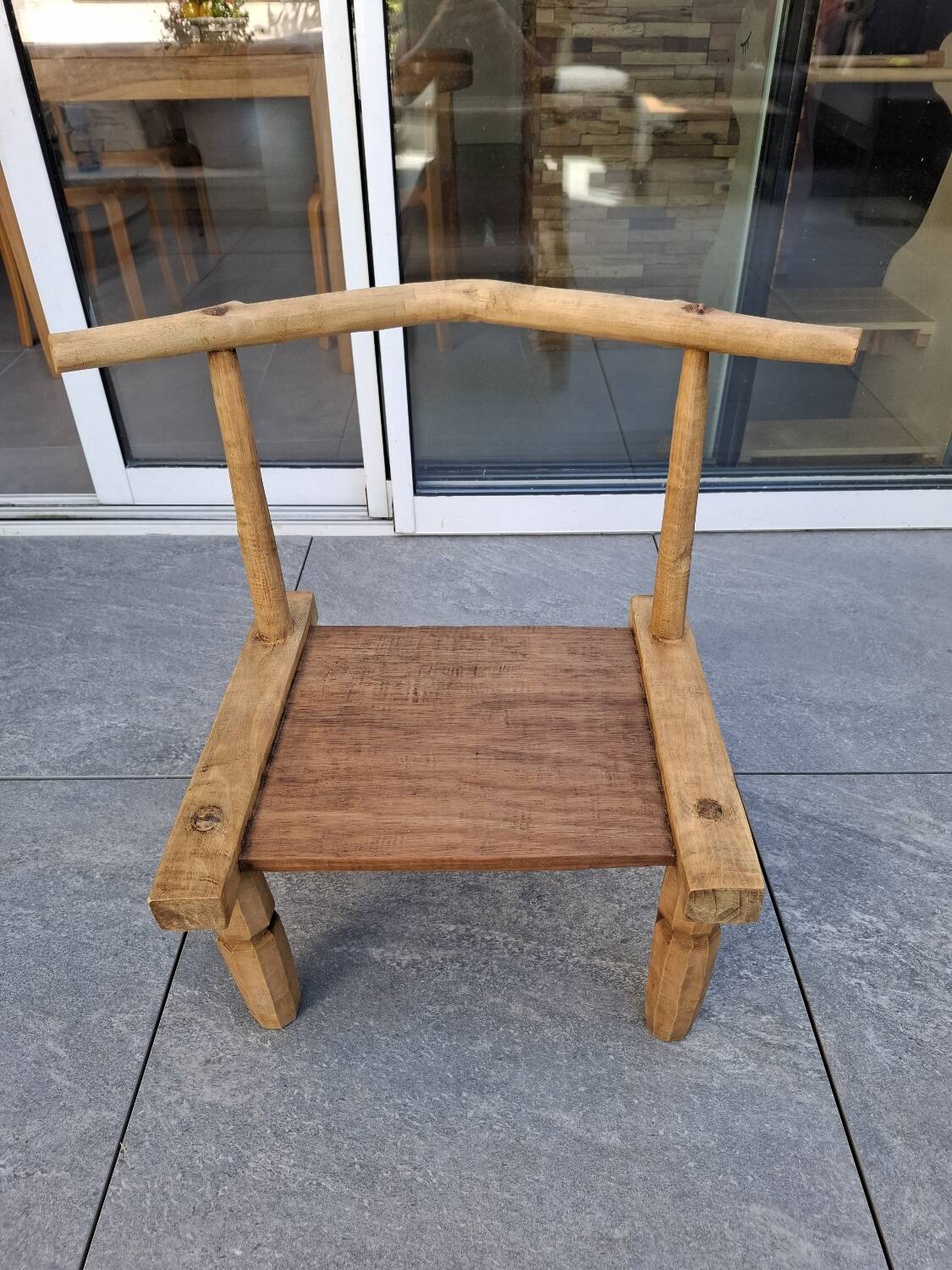African Brutalist Chair