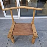 African Brutalist Chair