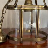 Brass lantern pendant lamp