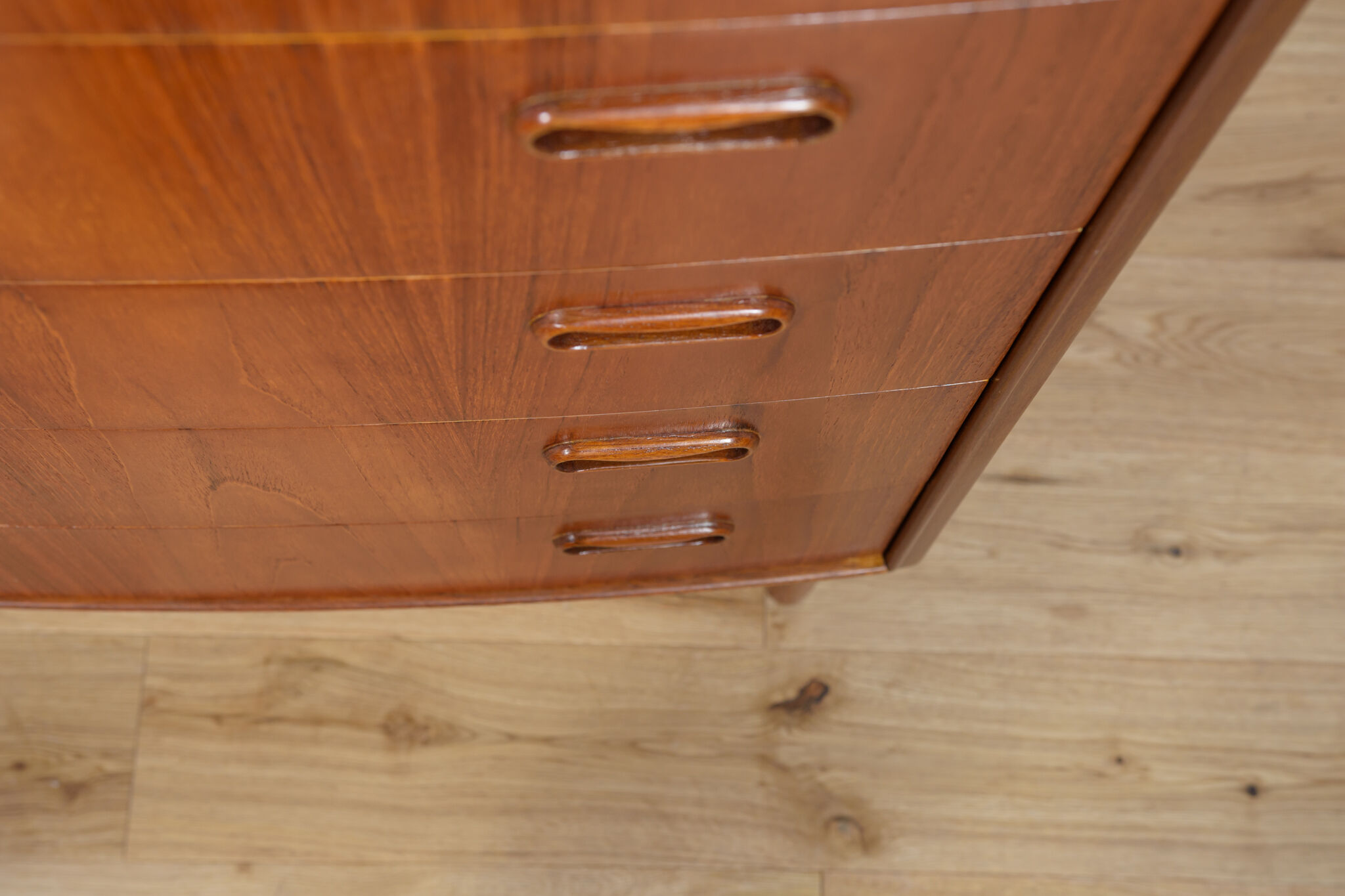 Mid-Century teak chest of drawers by Poul Jessen for PMJ Viby, 1960s