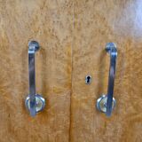 Art decò sideboard in thuja and walnut