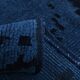 7x10 Midnight Blue Anatolian Wool Vintage Carpet, 204x296 Cm