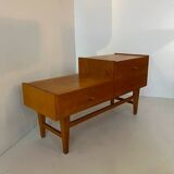Light wood storage unit