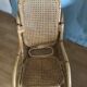 Rocking chair rocker rattan and vintage caning