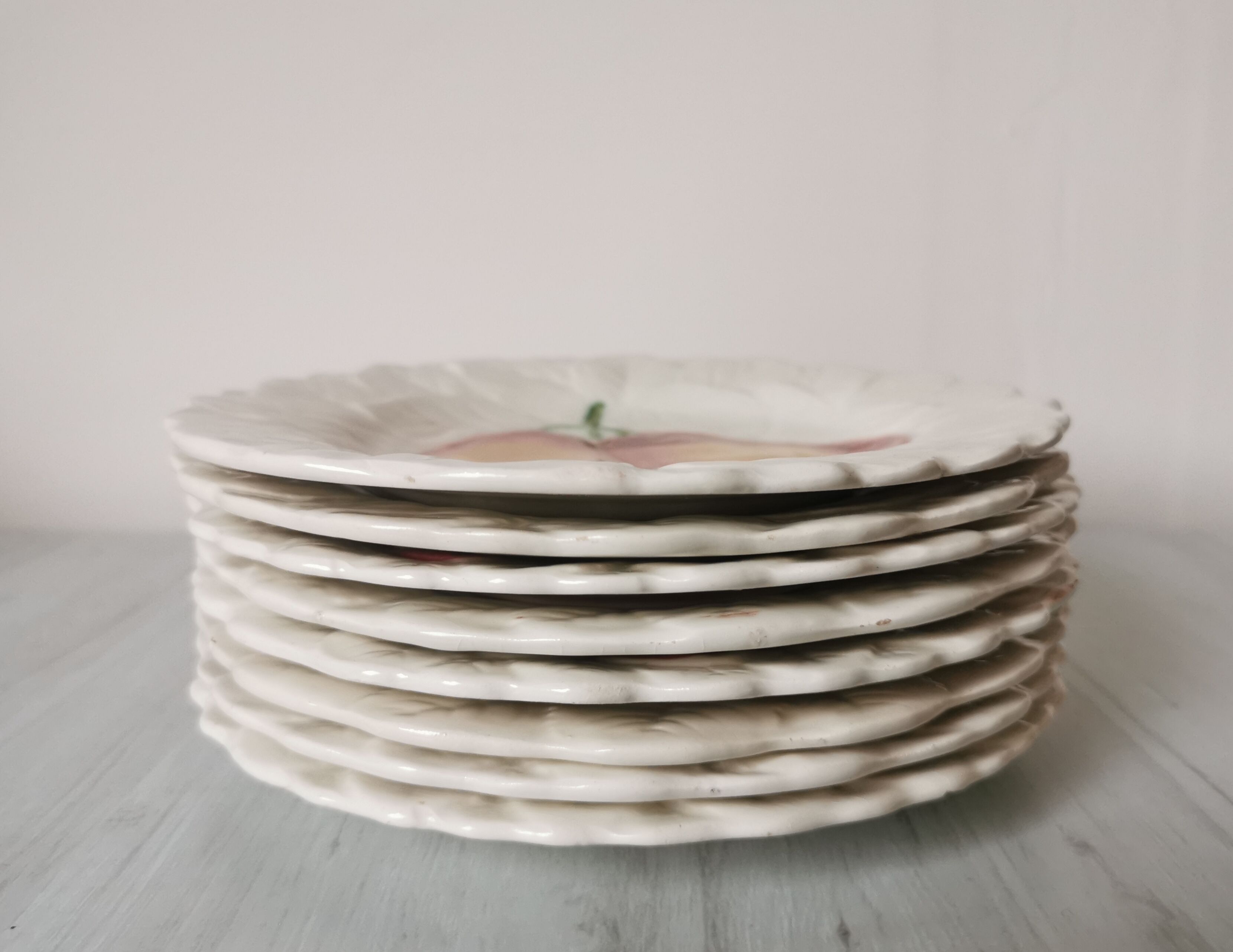 Sarreguemines Cavaillon fruit plates