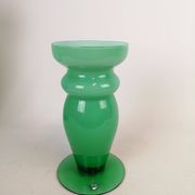 Ensemble de 3 pièces en verre vert Orrefors, Suède
