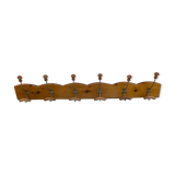 Coat rack with 6 double hooks