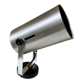 Lampe applique spot tube Philips vintage 70 aluminium