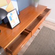 Restored Teak 1960s Austinsuite 6 Drawer Chest Sideboard TV Cabinet