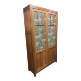 Vintage Parisian wooden wardrobe