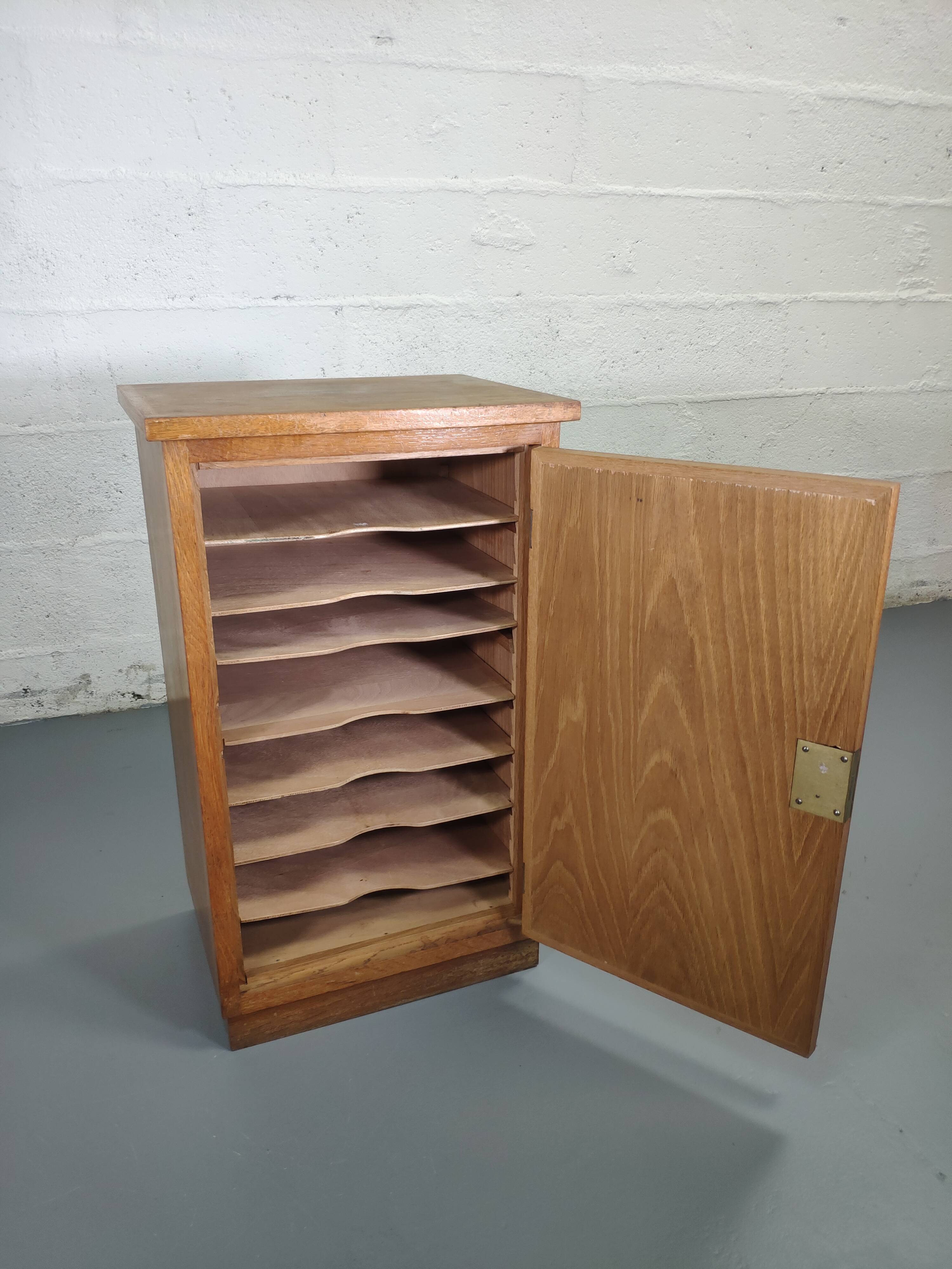 Old cabinet binder a door