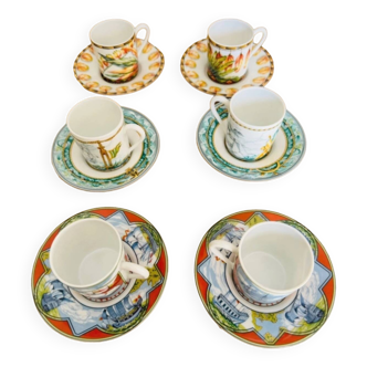 Hermès coffee cup set