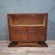 Buffet / Vitrine Art Déco en placage de noyer – Vers 1930